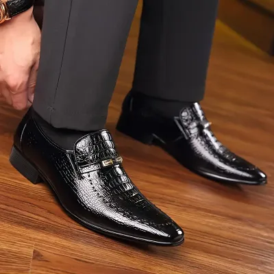 LUXURY BUSINESS OXFORD PU LEATHER SHOES